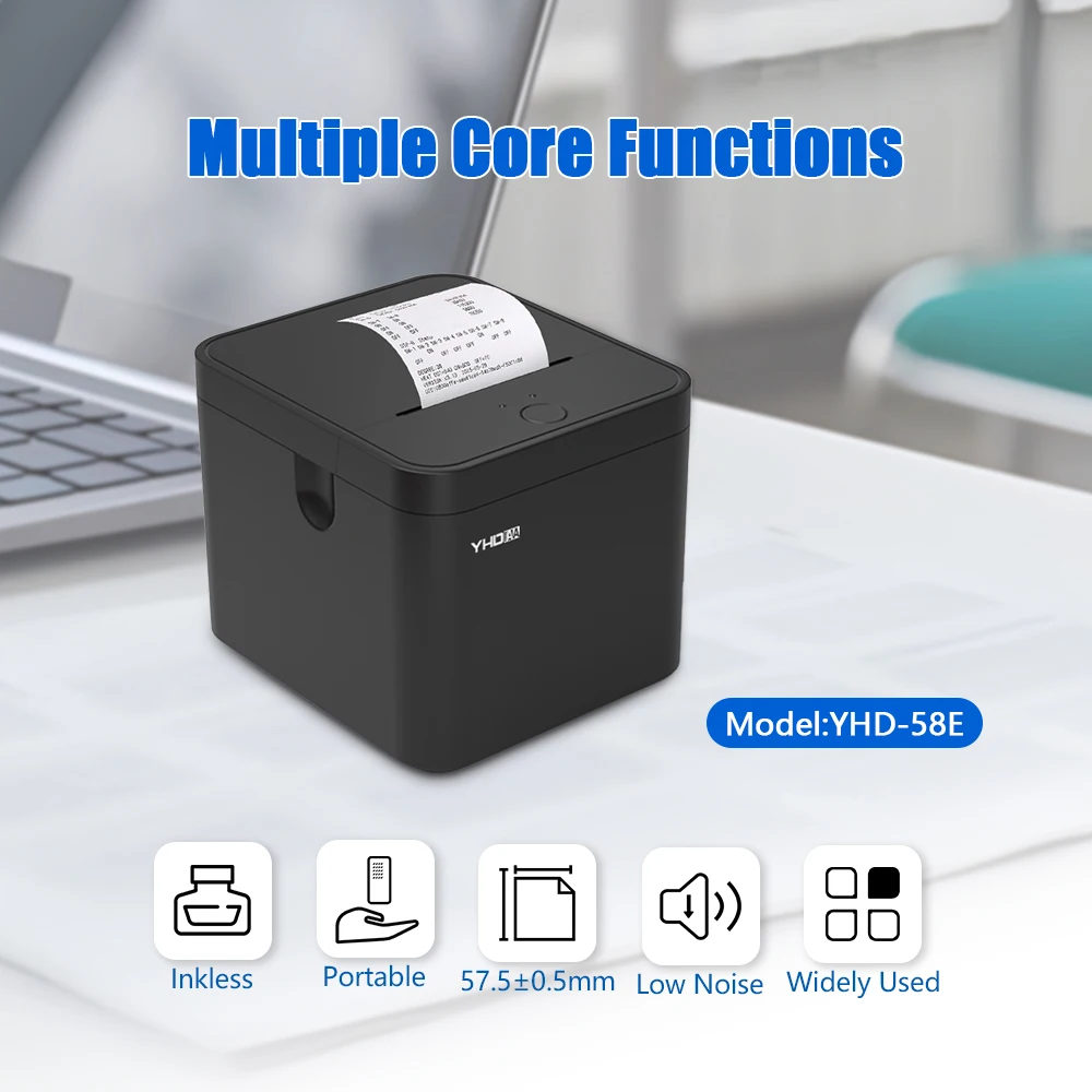 Картина 4: YHD-58E Термопринтер чеков 58 мм, термоинтерфейс чеков USB/USB+BT для Windows/Android/iOS/Linux/Mac