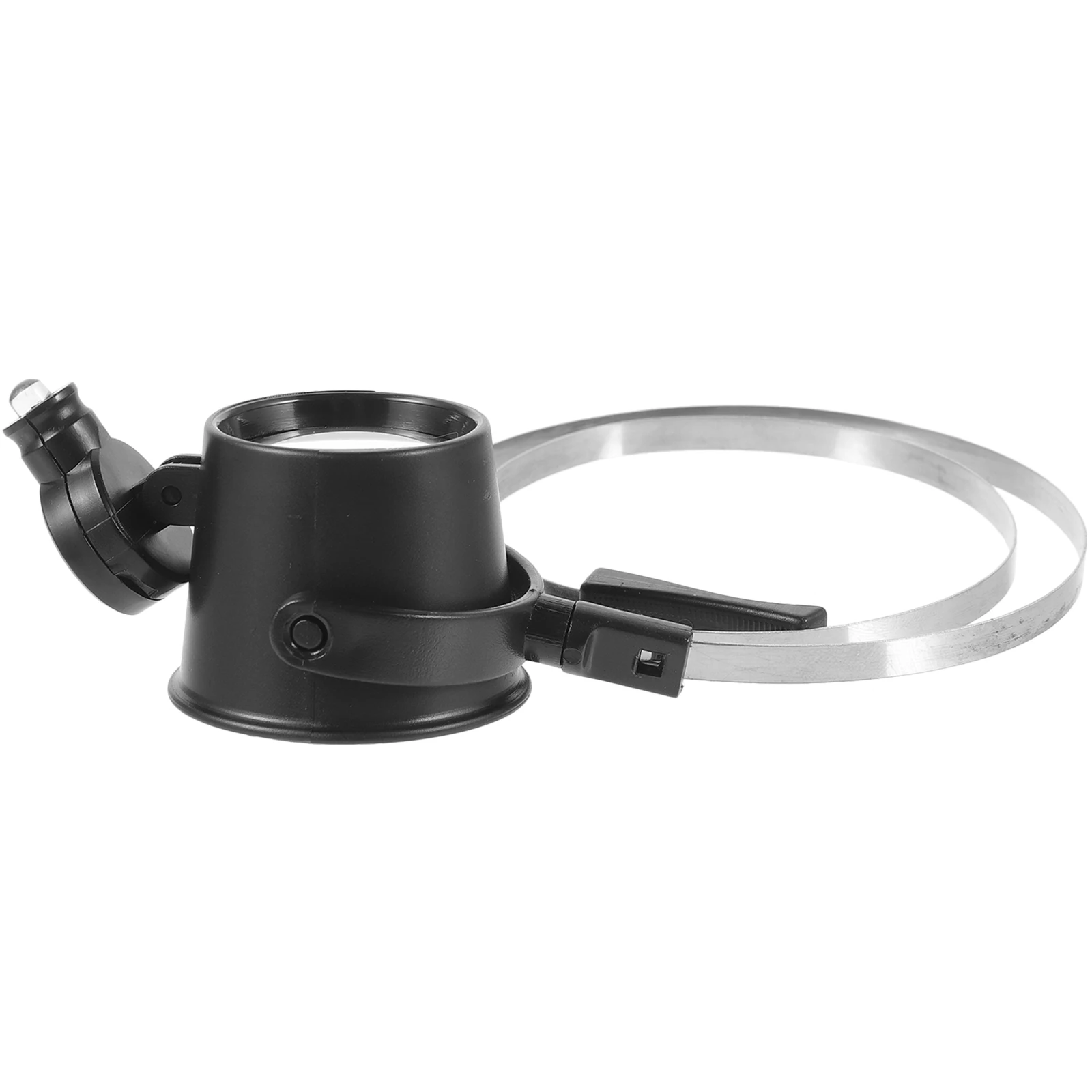 

Watch Repair Loupe Head-Mounted Magnifying Glass Portable Durable Design Clock Repair Magnifier LED Light Head-Mounted Magnifier