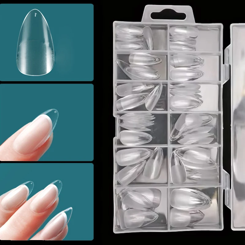 Tipsy Nailpop Soft Gel do paznokci, materiał akrylowy, krótkie i średniej długości sztuczne paznokcie, kapsułki, akcesoria i narzędzia, 120 sztuk/pudełko