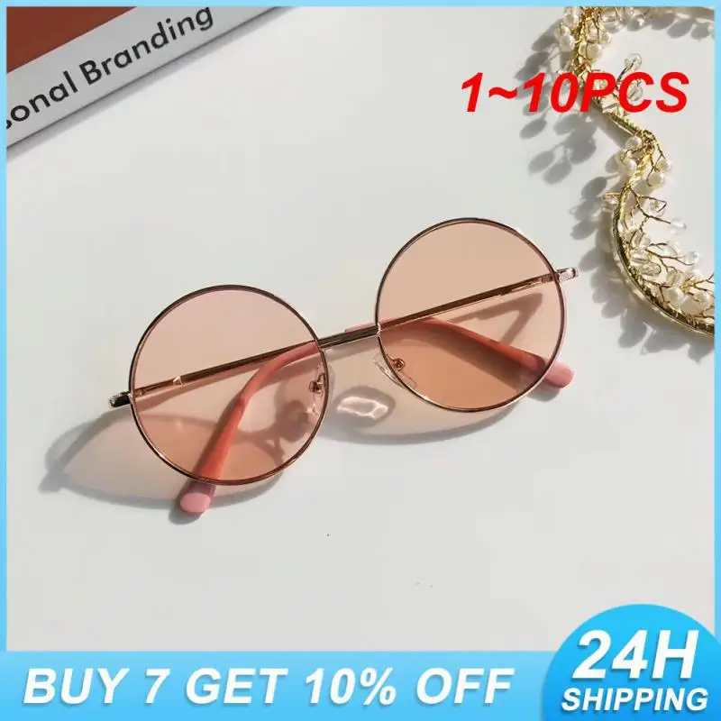 1~10PCS Gift For Child Children Sunglsses Vintage Gafas De Sol Mujer Personality Kid Sun Glasses Gradient Lens Sunglasses