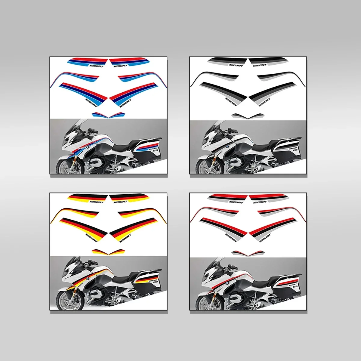 

For BMW R1200RT R 1200 RT Set Stickers Trunk Luggage Case Emblem Logo Decal Protector Fairing Protection 2016 2017 2018