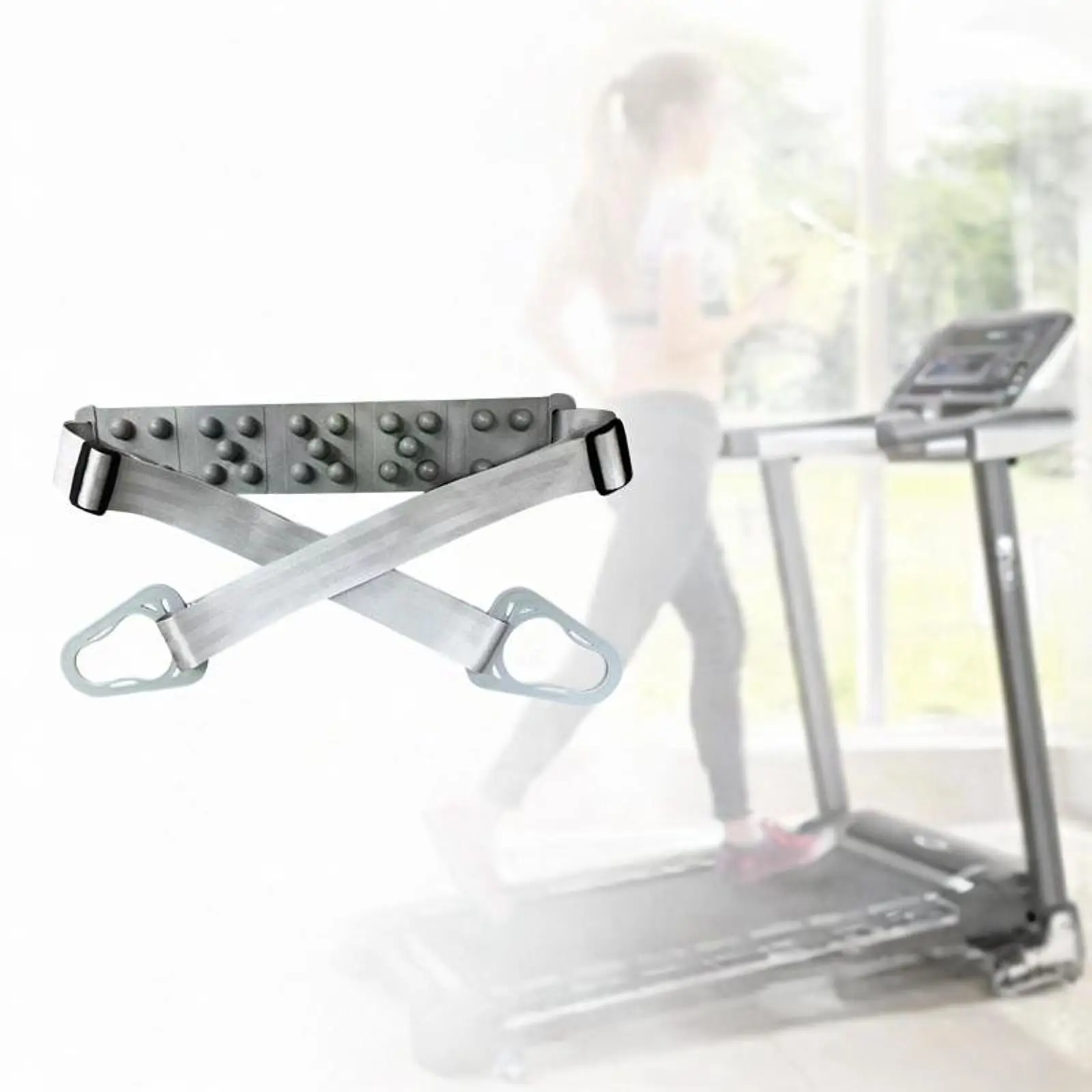 

Treadmill Massage Belt Woolen Fit Massage Vibration Pad Waist Strength Training Accessory for Home Gym Workout