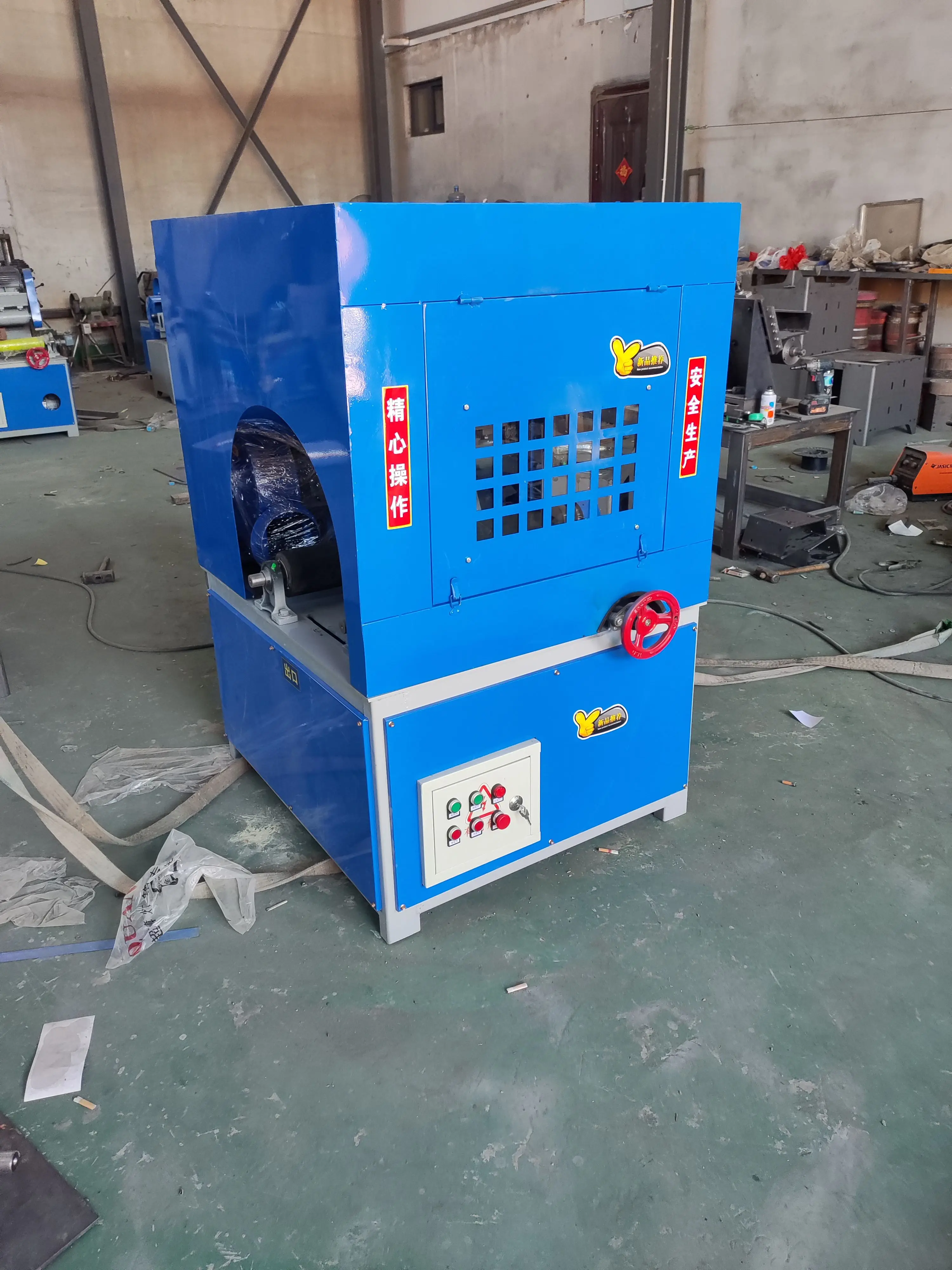 

flat polishing and drawing rust removal machine