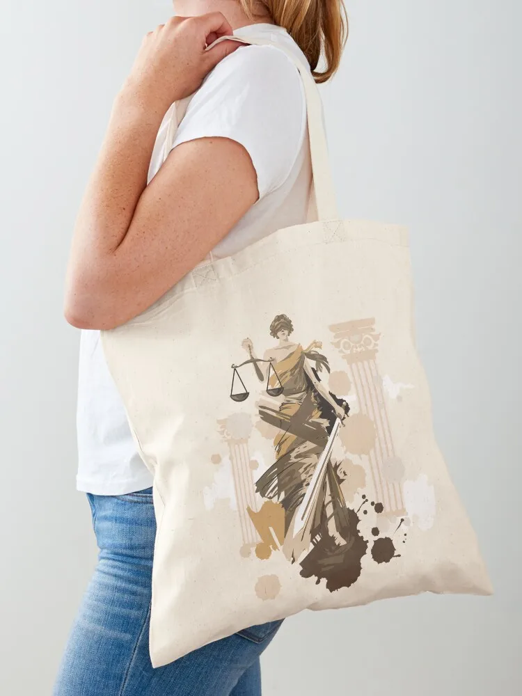 

Lady of Justice Tote Bag custom bags tote bag university canvas tote bags