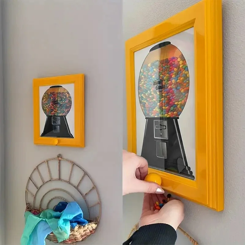 Vintage Hanging Handy Candy Frame Fast Distribution Durable Picture Frame Candy Dispenser Home Decoration Unique CandyFrame