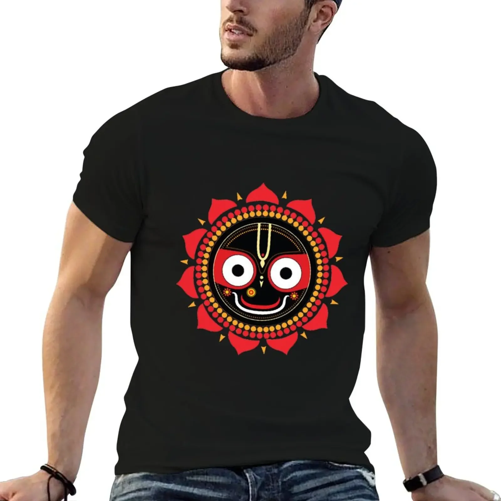 Lord Jagannath ji, Puri, Odisha T-Shirt luxury clothing labubu cotton man t-shirts heavy weight t shirts for men