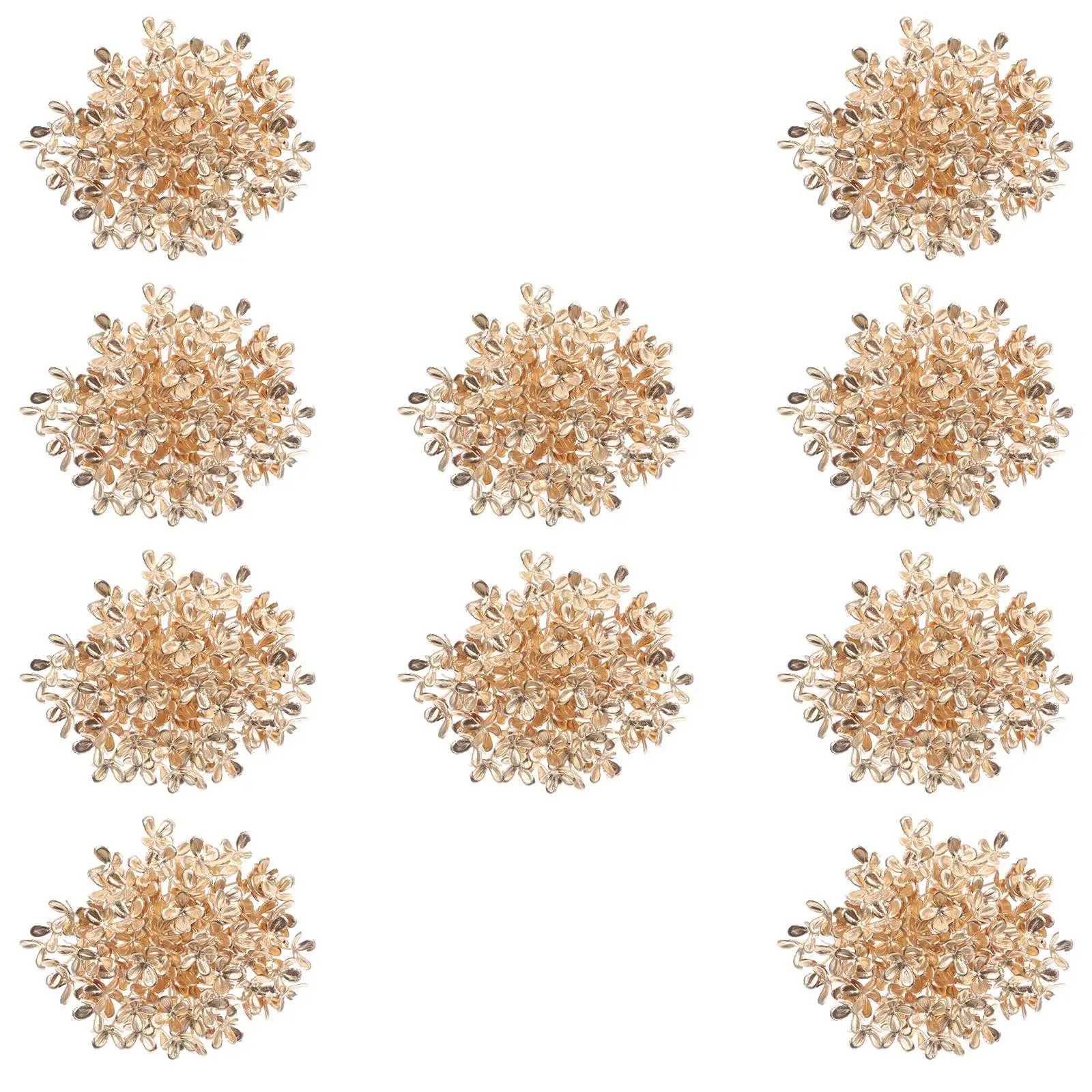

10 Pcs Artificial Hydrangea Flower Decor Exquisite Details Lasting Home Office Party Cafe Baby Shower