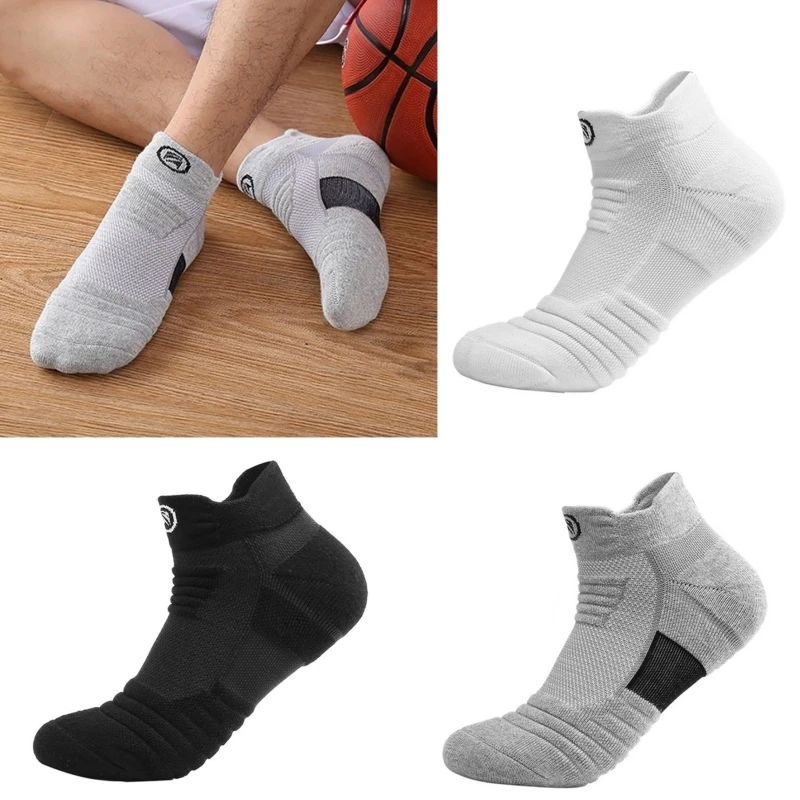 Men Thick Socks  Breathable Sweat-absorbent Outdoor Fitness Running Socks  Basketball Sports Fitness Socks For Male