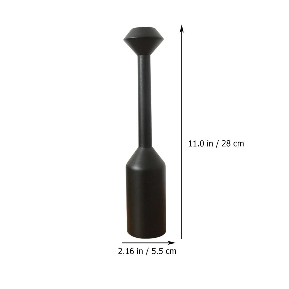 

1Pc Unique Creative Solid Wood Candleholder Decorative Candlestick for Home Wedding Decoration