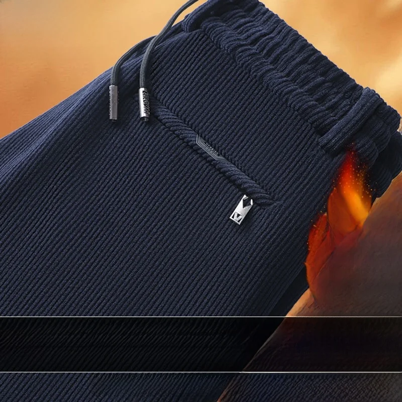 

Men's Workwear Trousers Straight Leg Winter Construction Site Resistant to Dirt And Wearable outside Warm Long Pants