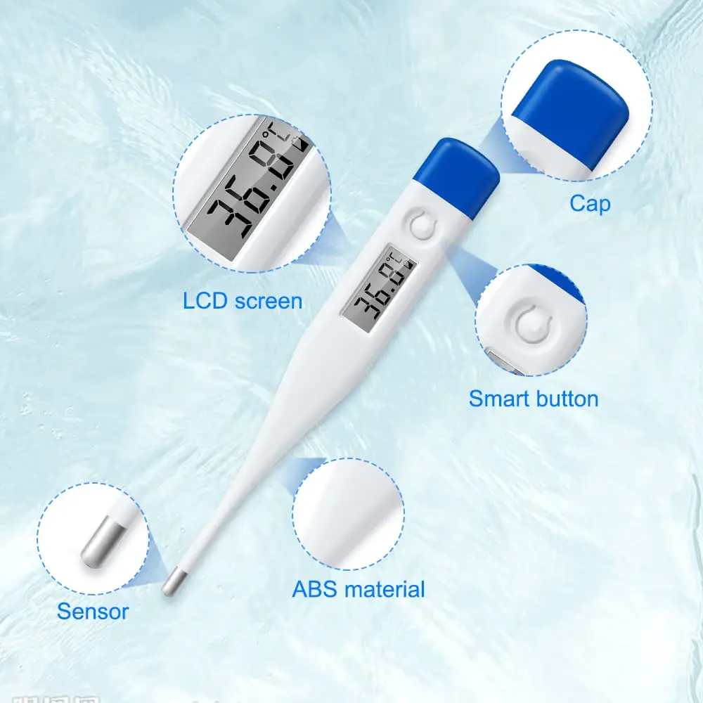 Digital Thermometer For Adults And Kids Oral Thermometer For  Rectal Underarm Thermometer For Babies With Fever Alarm Medical