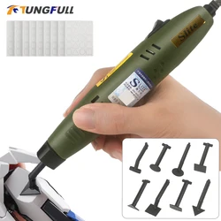 Mini Polisher Grinder Sander Sanding Machine 110V-220V Mini Electric Sander Polishing Pen DIY Household Multi-function