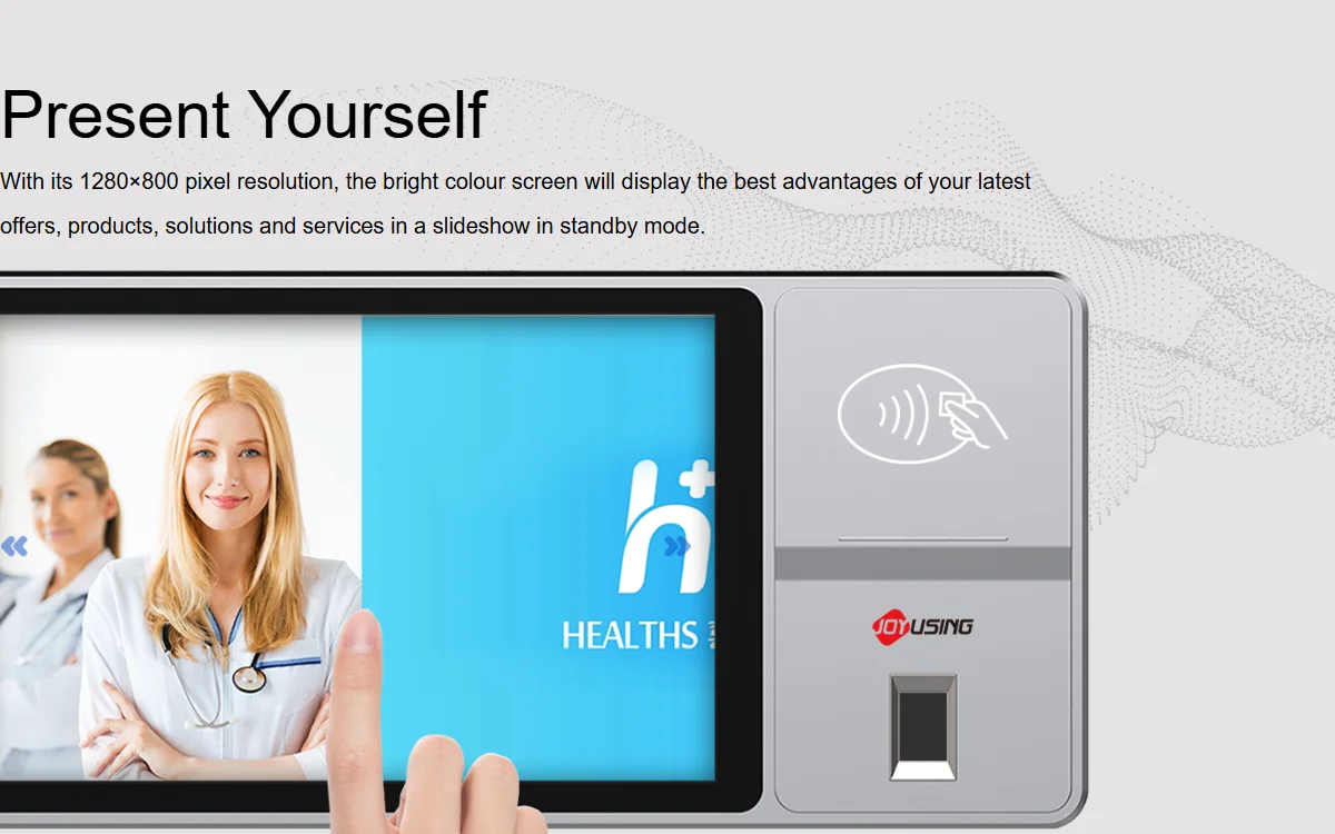 Joyusing Sp610 Android Tablet 1280x800 Signature Pad OEM with Optional Dual Camera Rockchip Processor for Business Use