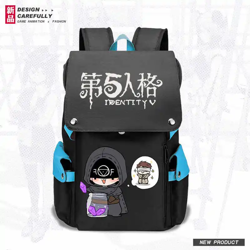 Game Anime Eli Clark Identity Ⅴ Theme Cartoon School Bag Student Backpack Game Men Women Versatile Casual Backpack