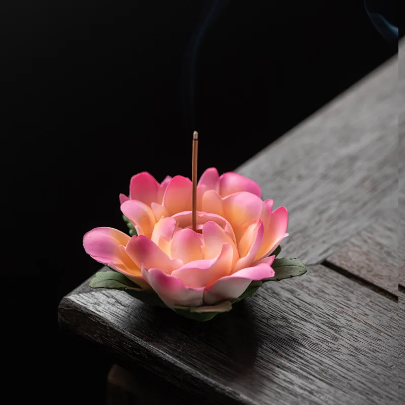 Medium flower incense seat incense stove craft line casting Furnace Yoga Home ornaments candles incense psychotherapy