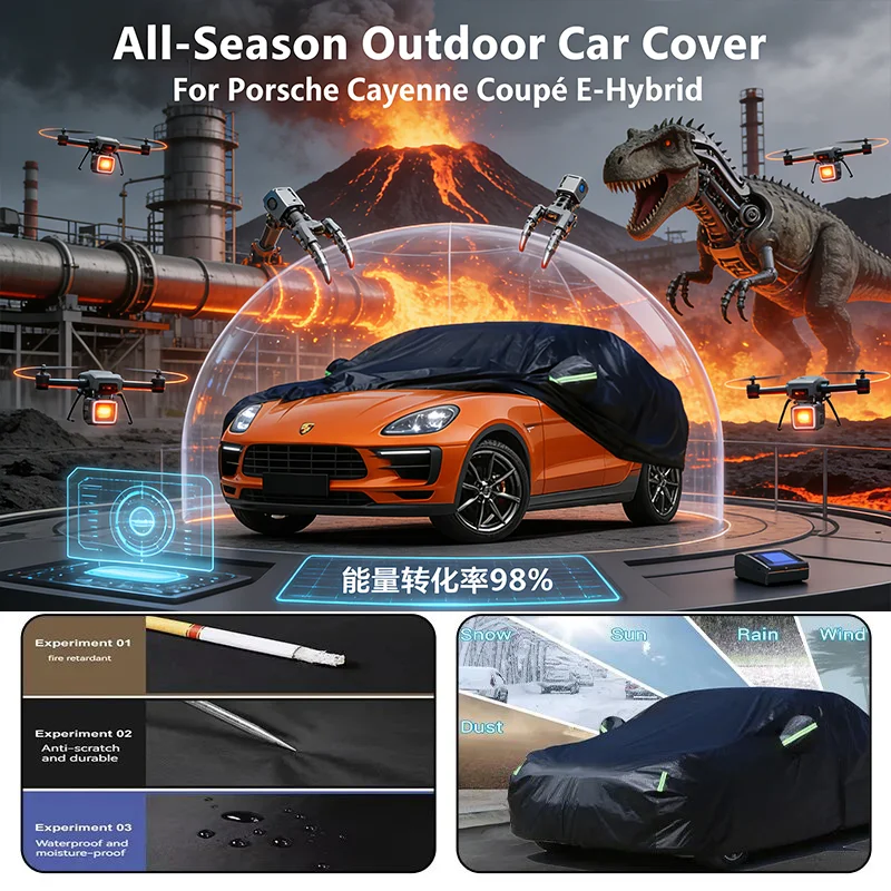 

Full Car Cover for Porsche Cayenne Coupe E-Hybrid Waterproof Snowproof Sunshade Winter and Summer Auto Protection Accessories