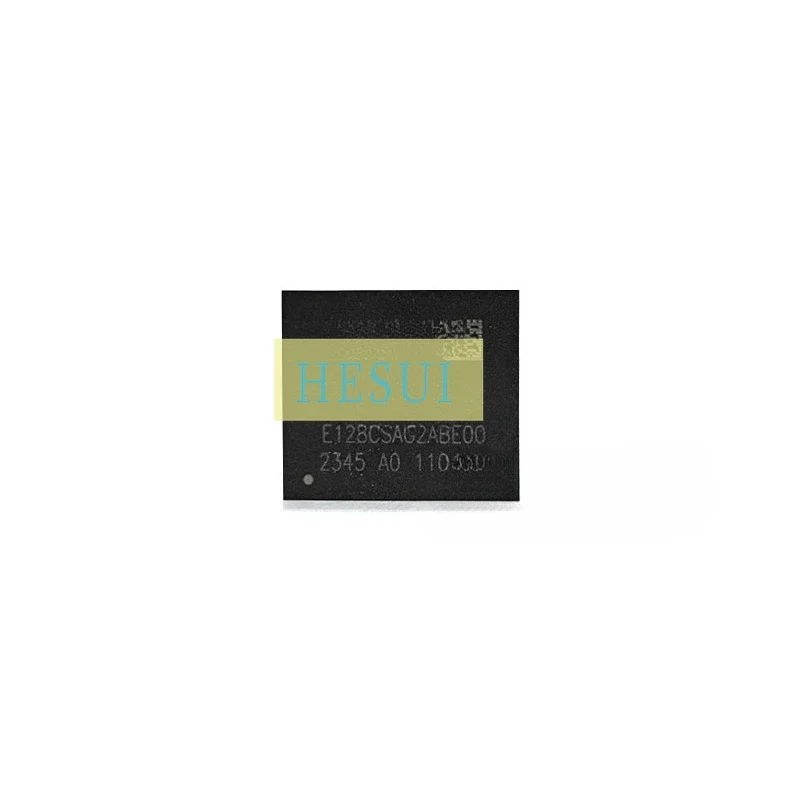 Used&Not NEW&Send after Measure E128CSAG2ABE00 128GB eMMC memory chip 153FBGA font library, with brand new