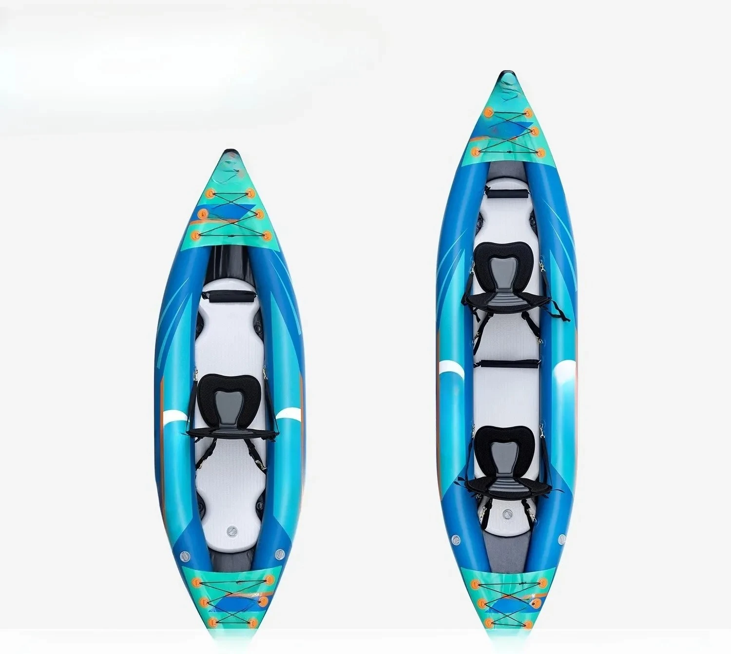Fishing single double canoe portable rubber boat easy to carry one boat