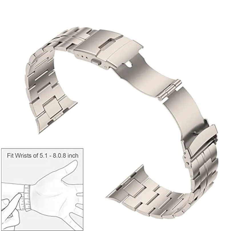 Titanium Strap for Apple Watch Series Accessories