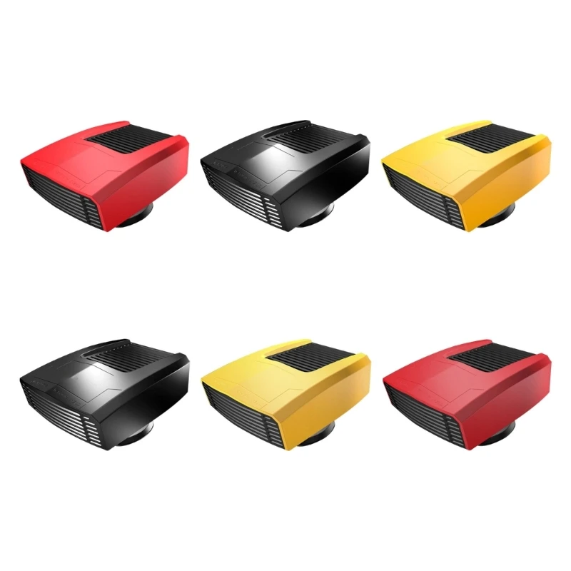 Car Portable Heater, Car Windshield Defroster Heater with Wide Front Air Outlet and Suction-Cup Base for Fog Clearing and H9EE