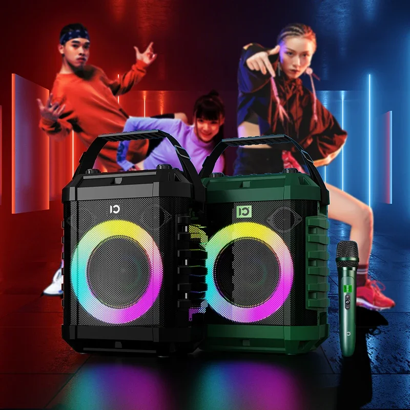 

High Quality 15'' 80W Big Bluetooth Speaker Bass Wireless Party Sound Box With RGB Lights