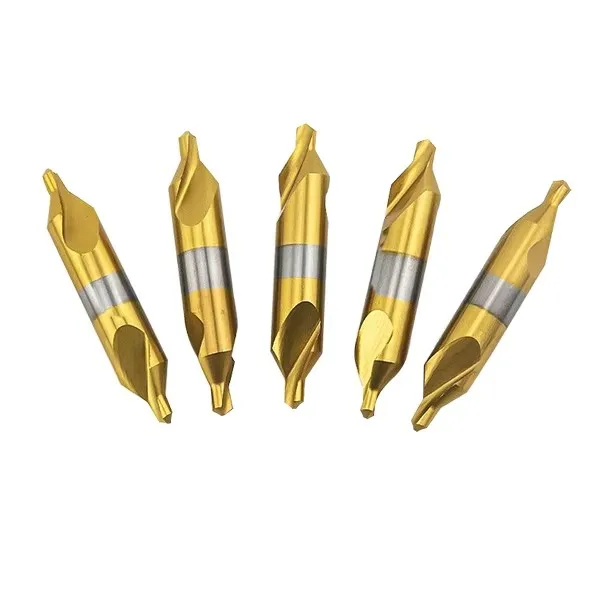 HSS Zentrierbohrer-Set 1,0/1,5/2,0/2,5/3,5/5/6mm Senkerbohrer 60 Grad TiN-beschichtet Kombinierte Zentrierbohrer für Metall – Detail 10
