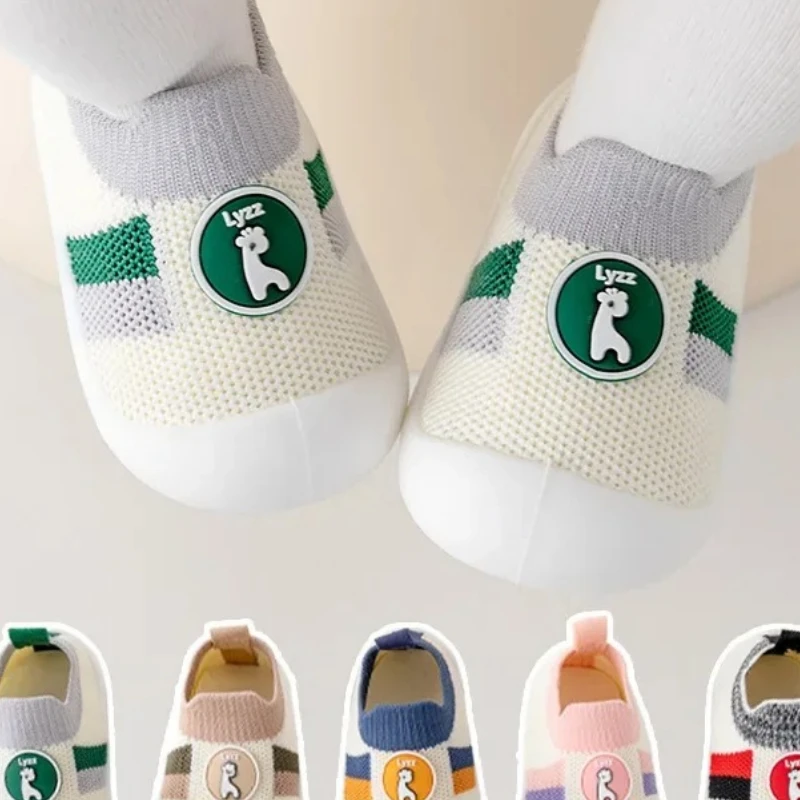 

Classic Style Non-slip Anti-falling Children's Shoes Indoor Baby Toddler Shoes Soft Sole Infant Shoes Mesh Breathable