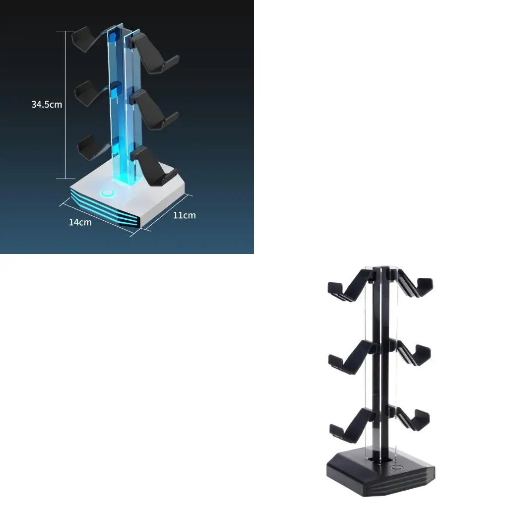  Permanent Plastic Remote Stand With Improved Safety factors And Glowing Bottom