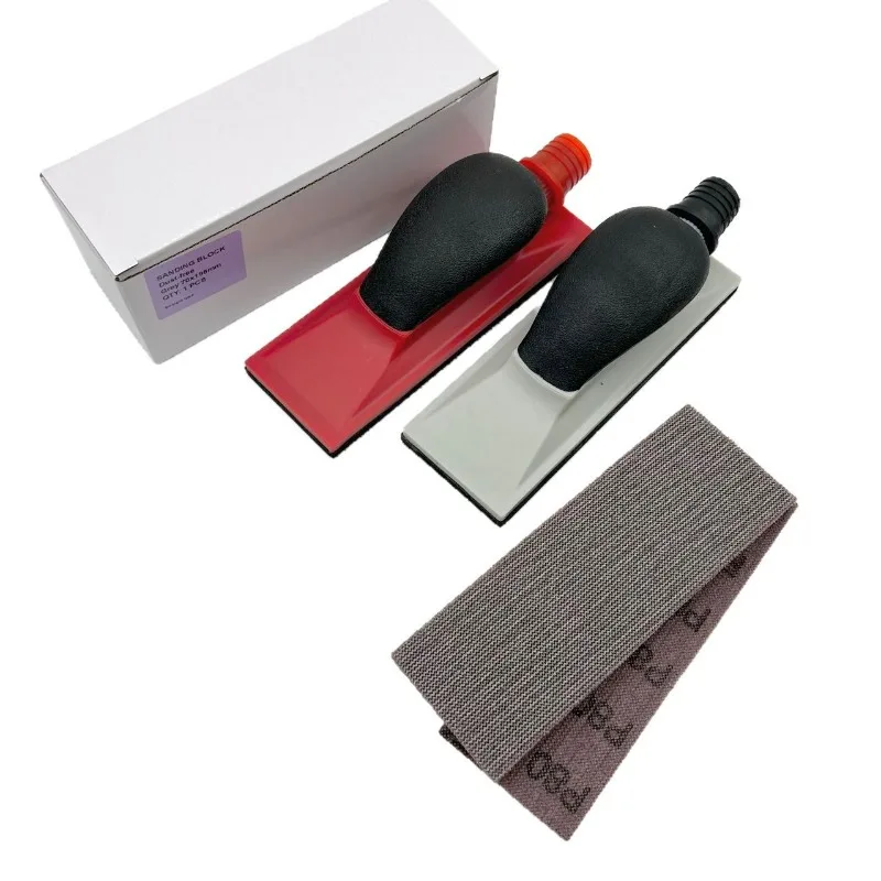 Polishing Tool Board Set with Vacuum Hose Joint Mesh Sandpaper 70x198mm 80x230mm