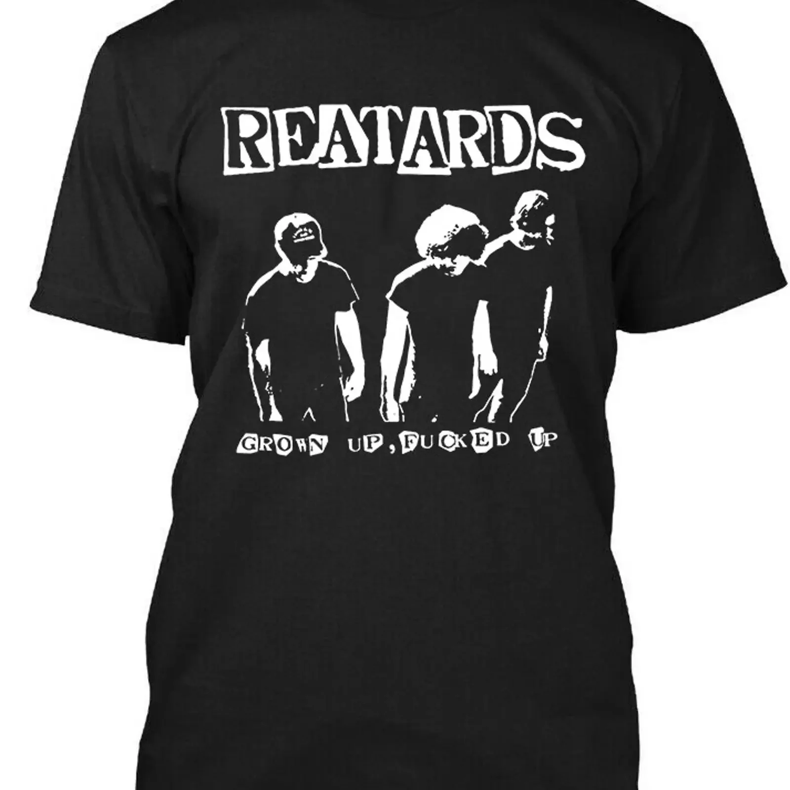 NEW Popular The Reatards Grown Up Fuc ed American Music Retro T SHIRT S 4XL vintage Washed Casual designer clothes Versatile