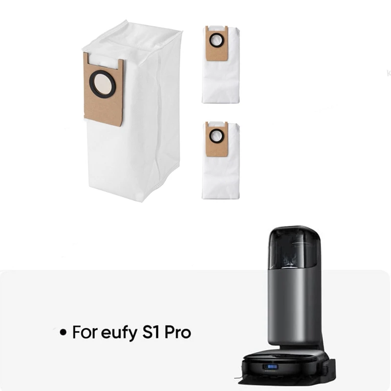 For Eufy S1 Pro Vacuum Parts Replacement Dust Bag Accessories