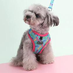 Adjustable Pet Harness Vest for Small Dogs Escape Prevention Puppy Dog Harnesses and Leash Set Pinscher Maltese mascotas Leads