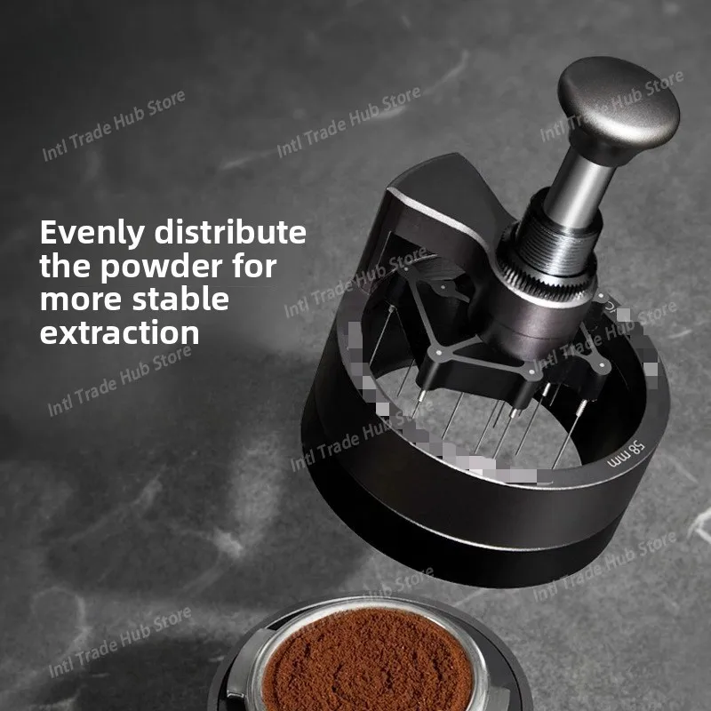Espresso Coffee Stirrer WDT Tool Rotary Distribution Needle, Breaks Up Clumps and Levels Coffee Grounds