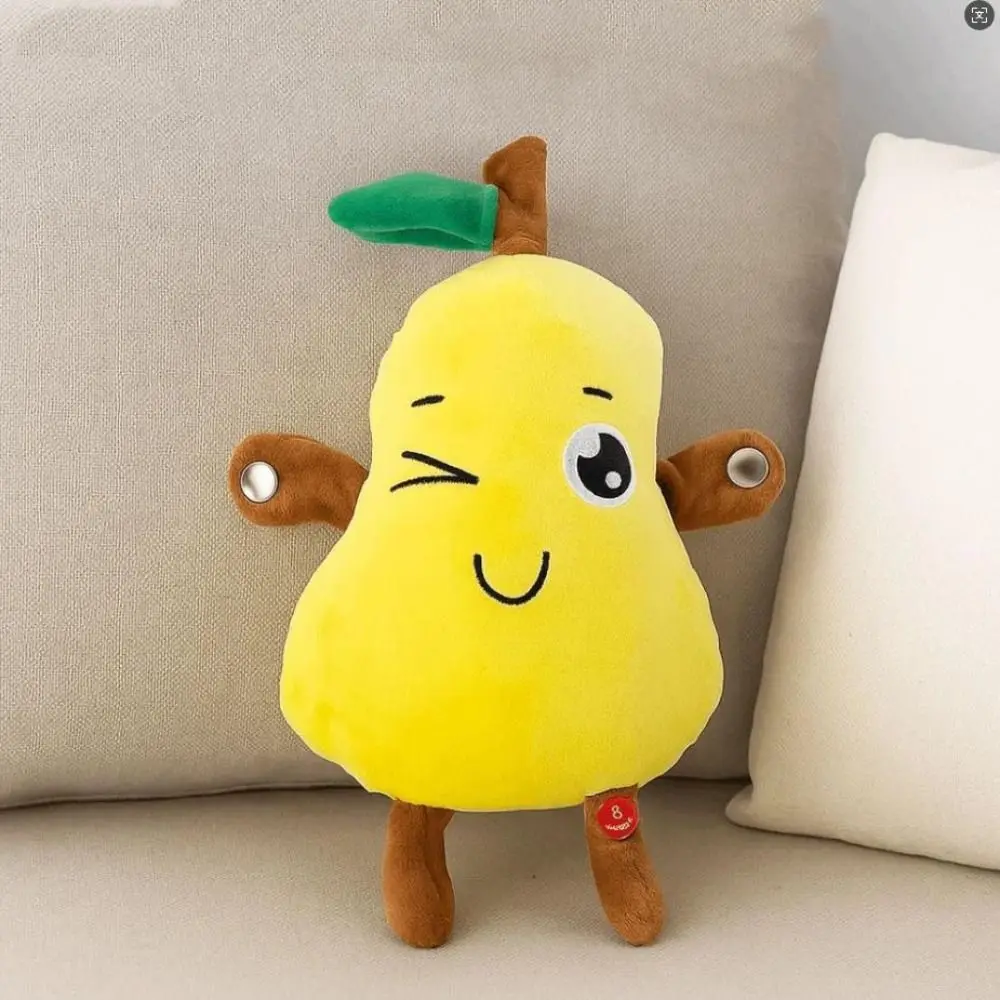 Creative Fruit Induction Metronome Music Modes Soft Fruit Interactive Playing Joint Sensory Music Rhythm Stuffed
