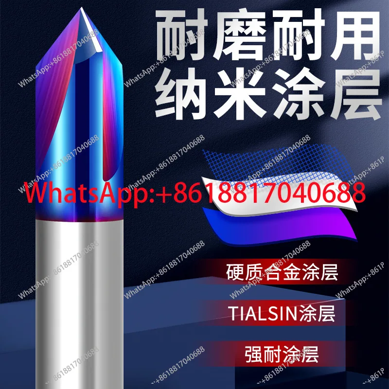 65 degree 2 edge steel chamfering cutter 90 degree straight groove chamfering milling cutter 3 edge alloy trimming cutter