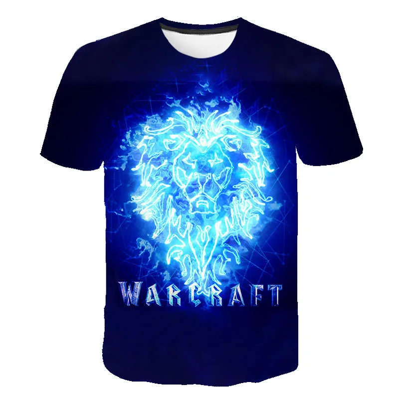 New Game World Of Warcraft 3D Printed T-shirt Men Women Fashion Streetwear O-Neck T Shirt Harajuku Oversized Tees Tops