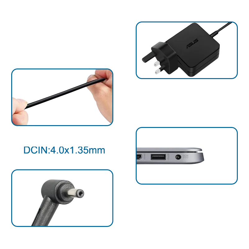 الأصلي Cargador ADP-45W 19V 2.37A 4.0x1.35 مللي متر AC محول شاحن الكمبيوتر المحمول ل Asus D541SC D555Y D540Y F540B F540BA F540BP F540UA