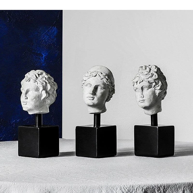 Mythology Figure Portrait Sculpture Hestia/Aphrodite Imitation Plaster Statue Character Resin Crafts Desk Decoration Ornaments