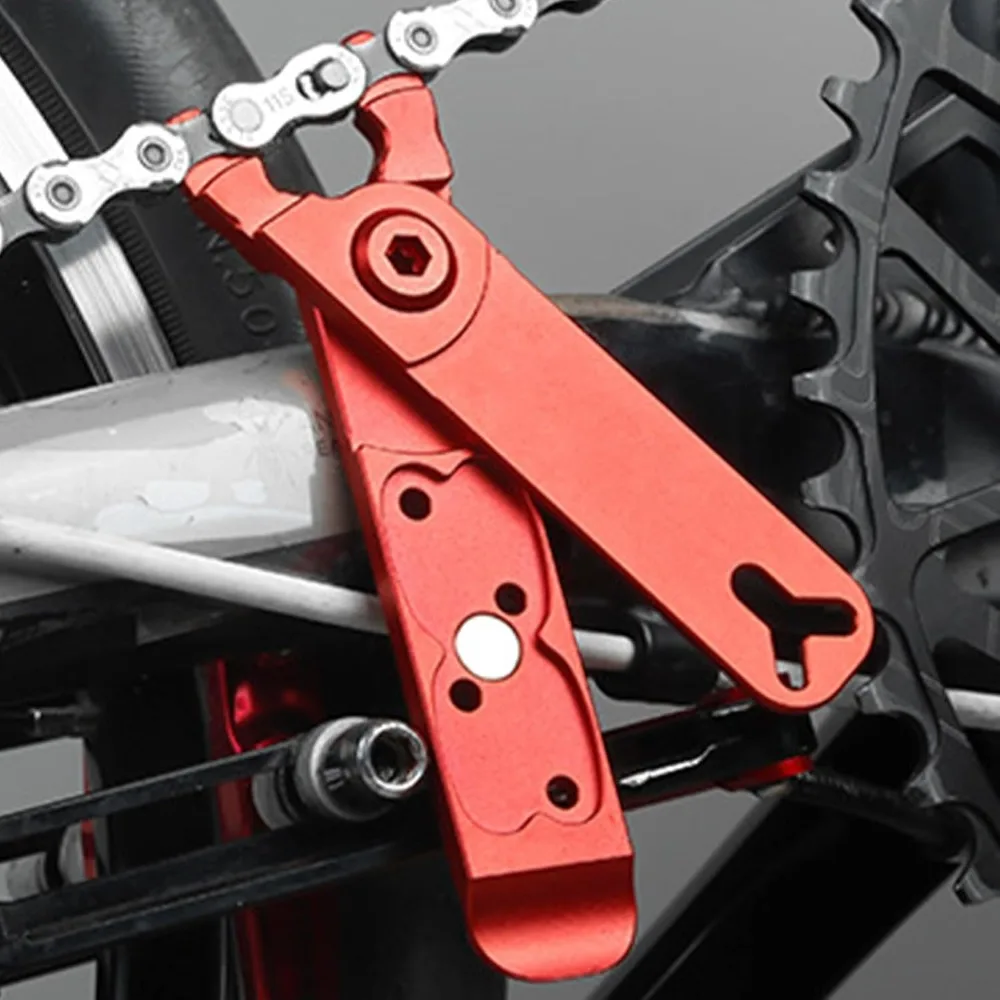Bicycle Missing Link Plier Tool Tire Lever Missing Link Box Bicycle Master Link Plier Valve Tool 4 in 1 Multifunction Tool