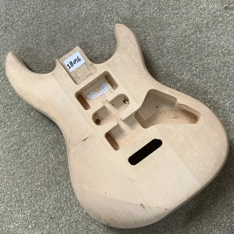 IB056 Sample Order Custom Electric Guitar Body Strato Model for ST Guitar DIY in Solid Basswood No Paints