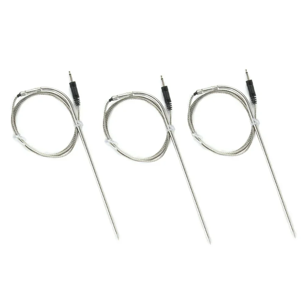 Temperature Probes Sensor 130cm Accessories Detection Sensor For BBQ Thermometer Replacement Spare Parts Brand New