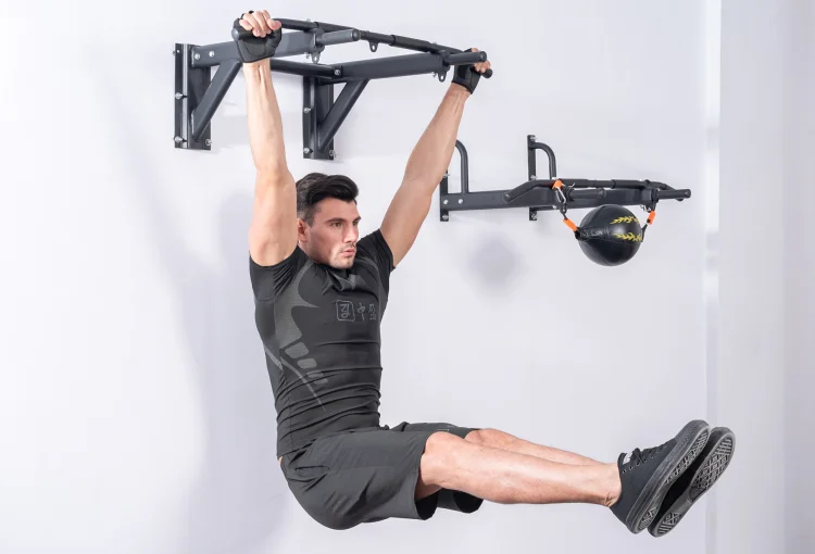 2026 Multi-functional Indoor Horizontal bar Pull-ups,single Parallel bar Fitness Equipment with Holes in Fixed Wall of Household