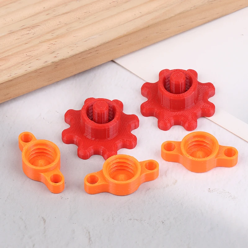 

3Pcs Orange Glass Glue Caps Or 2Pcs Red Flexible Gear-Style Tube Caps Prevents Glue Hardening For Standard Glue Bottles