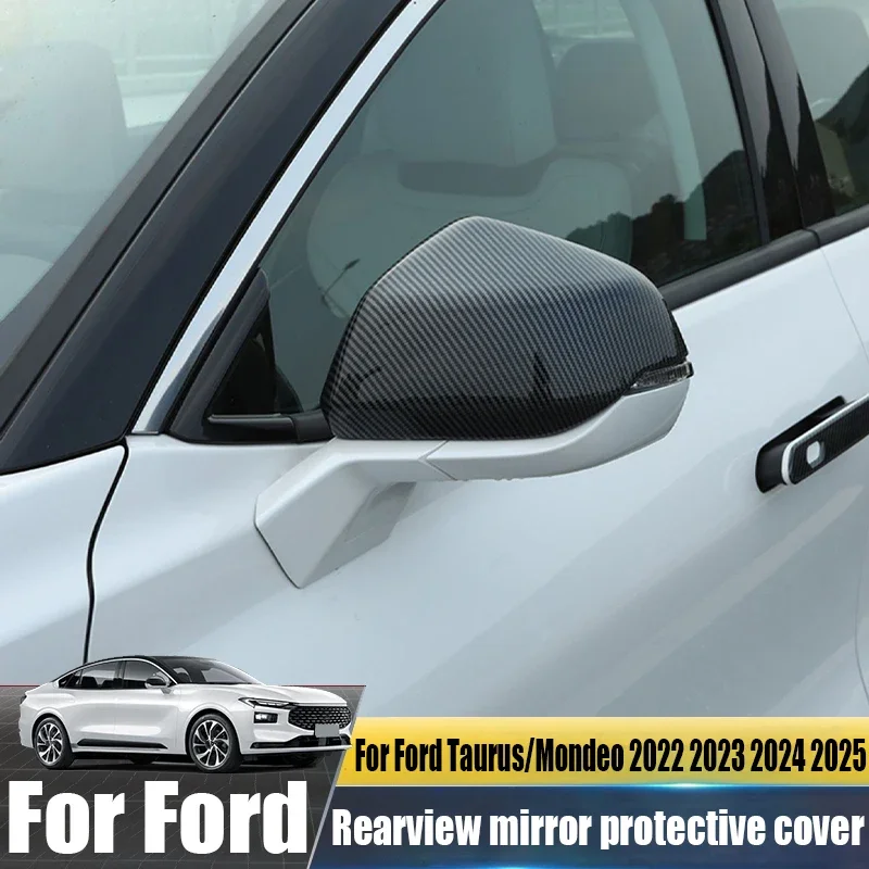 DOMEN New Modified Rearview Mirror Protective Cover Automotive Exterior Decoration Accessories For Ford Taurus/Mondeo‌ 2022 2023