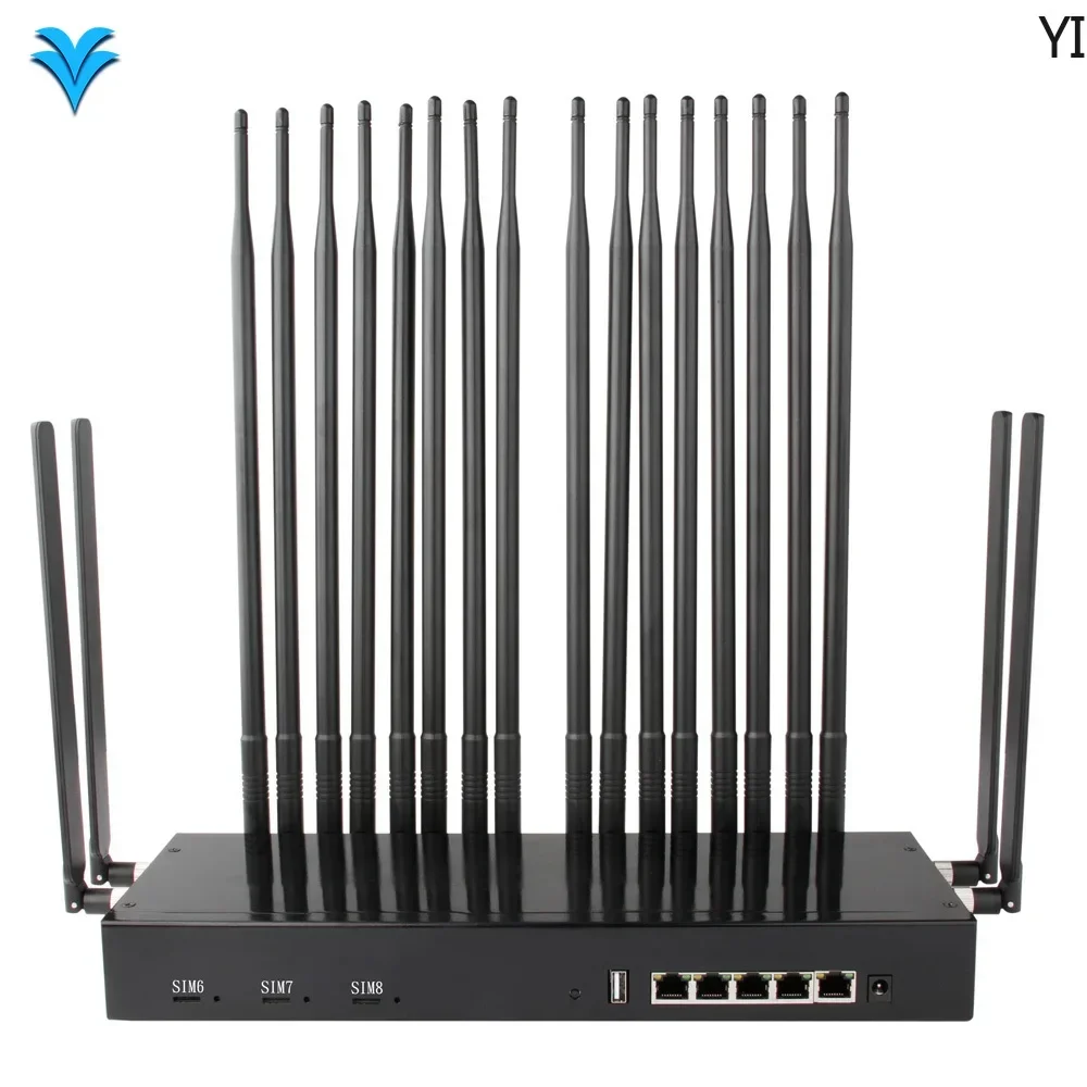 Enterprise-level High Up 4G 5G Multi Sim Card Bonding Router With 8 SIM Card