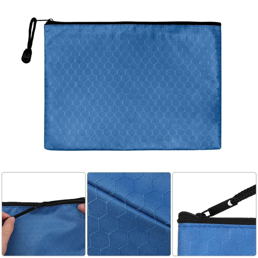 1 قطعة محفظة نسائية للعملات المعدنية مجلدات الملفات أوراق الاختبار حقيبة التخزين حقيبة المعلومات حقيبة مستندات حقيبة القلم سستة مقلمة مقاوم للماء