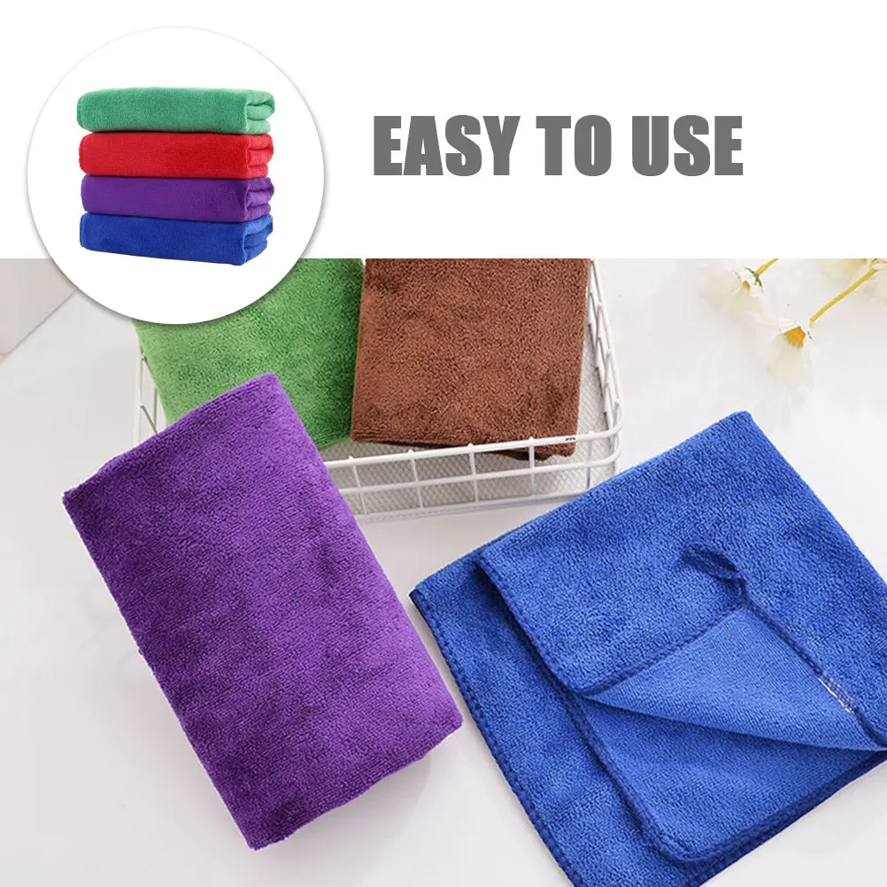 

4 Pcs Towel Cleaning Cloth Microfiber Towels for Body Dish Washing Dishes