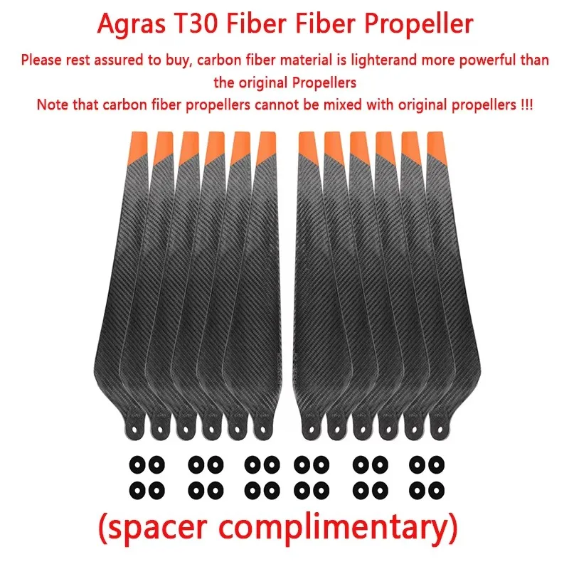 

Replacement T30 3820 Carbon Fiber Propellers For DJI T30 Drone Parts Drone Accessories