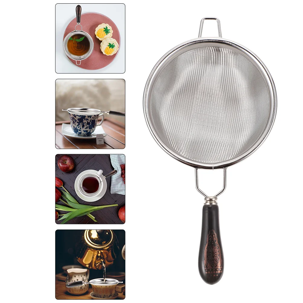 

Filter Stainless Steel Ergonomic Portable Mesh Strainer For Loose Leaf Tea Home Accessories Household Tea Infuser Kitchen Bar