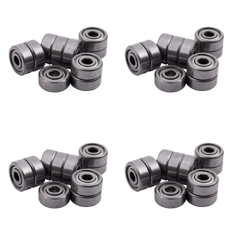 ABUL-40 Pieces Miniature Radial Ball Bearings 623ZZ 3X10x4mm For RC Car Practico
